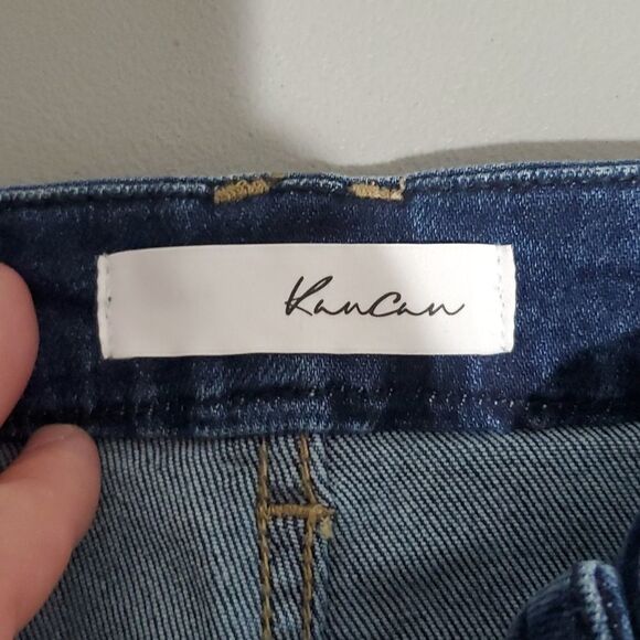 KANCAN dark wash 30x34 extreme boot cut high rise jeans - Picture 7 of 8